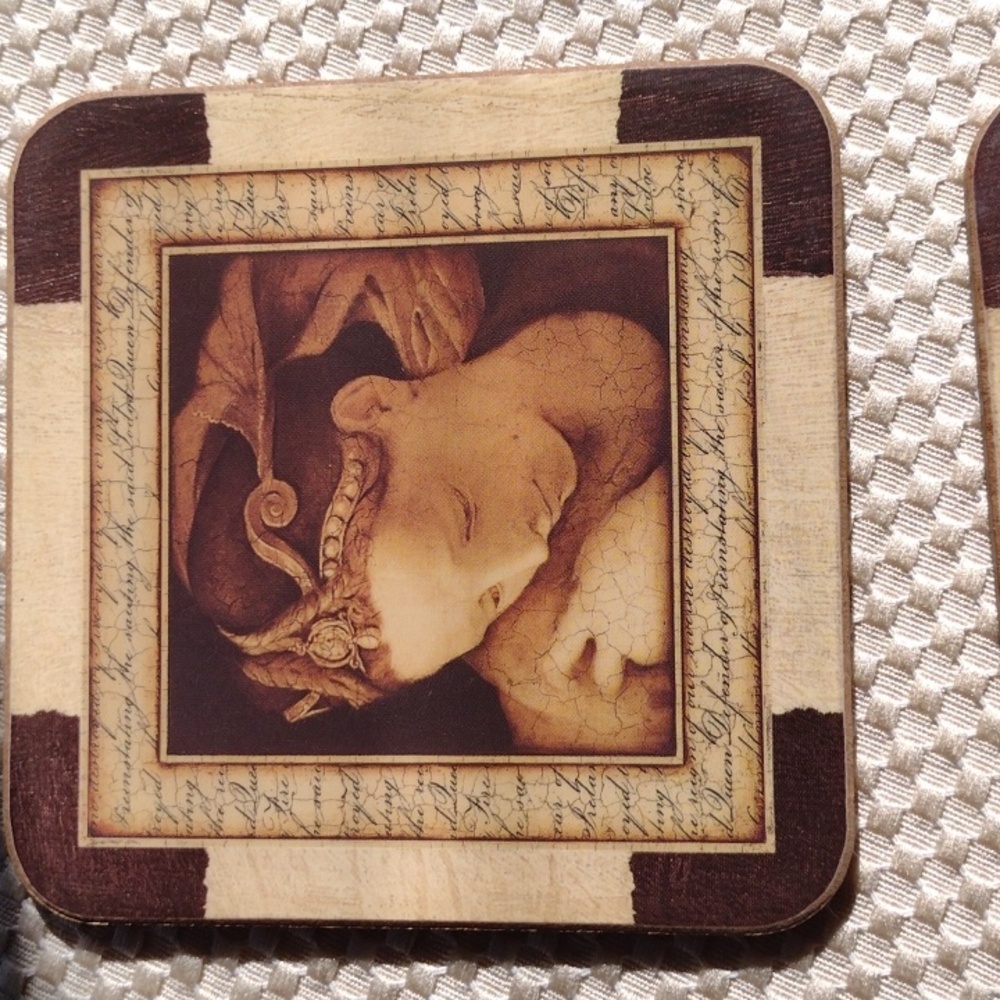 Coasters, Pimpernel, classical artwork